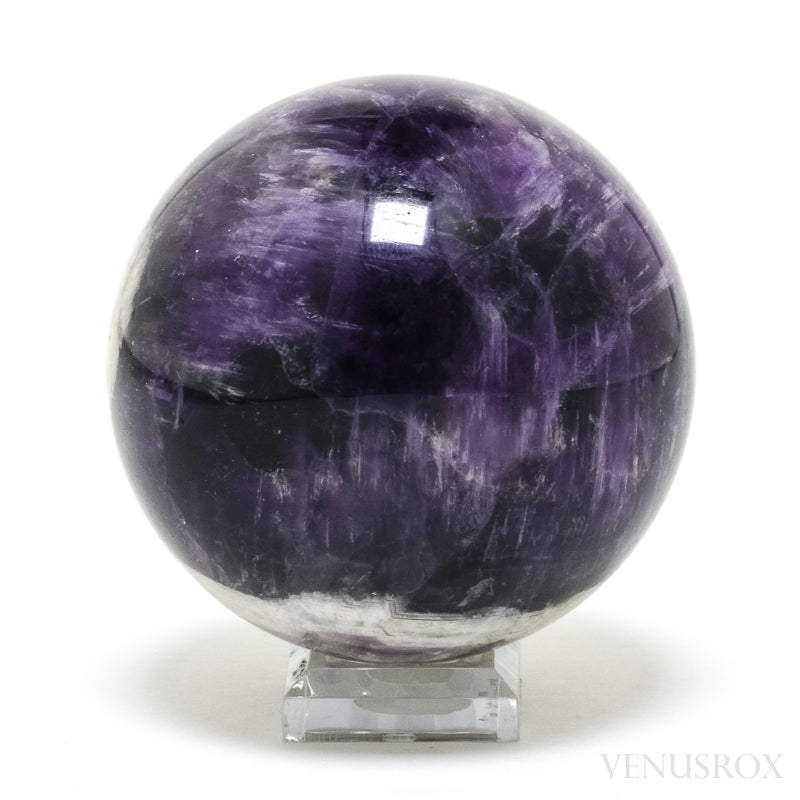 Chevron Amethyst Polished Sphere from Brazil | Venusrox