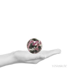 Pink Tourmaline with Albite Polished Sphere from Brazil | Venusrox