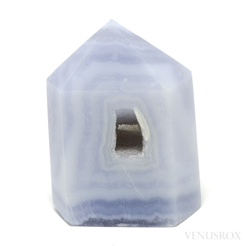 Blue Lace Agate Polished Point from Malawi | Venusrox
