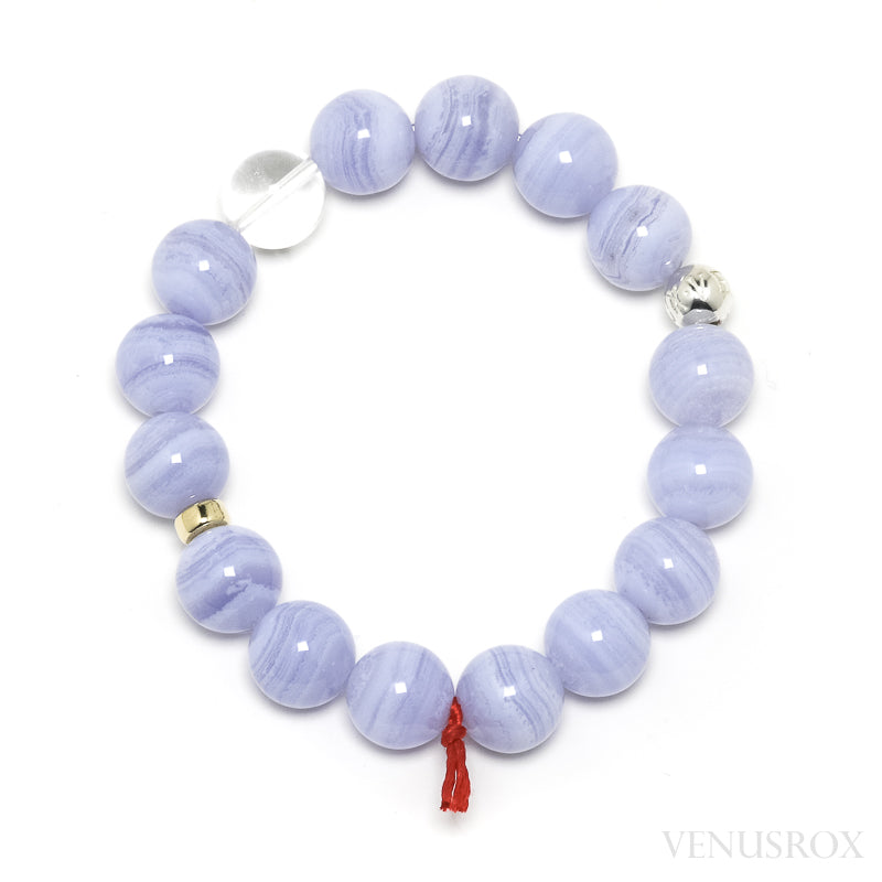 Blue Lace Agate Bracelet from Malawi | Venusrox