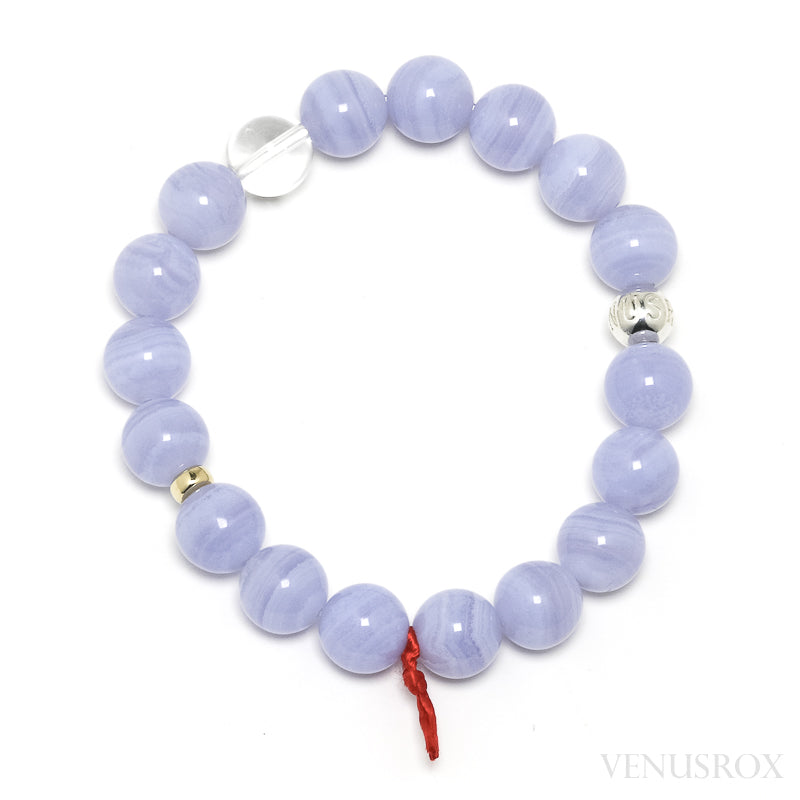 Blue Lace Agate Bracelet from Malawi | Venusrox