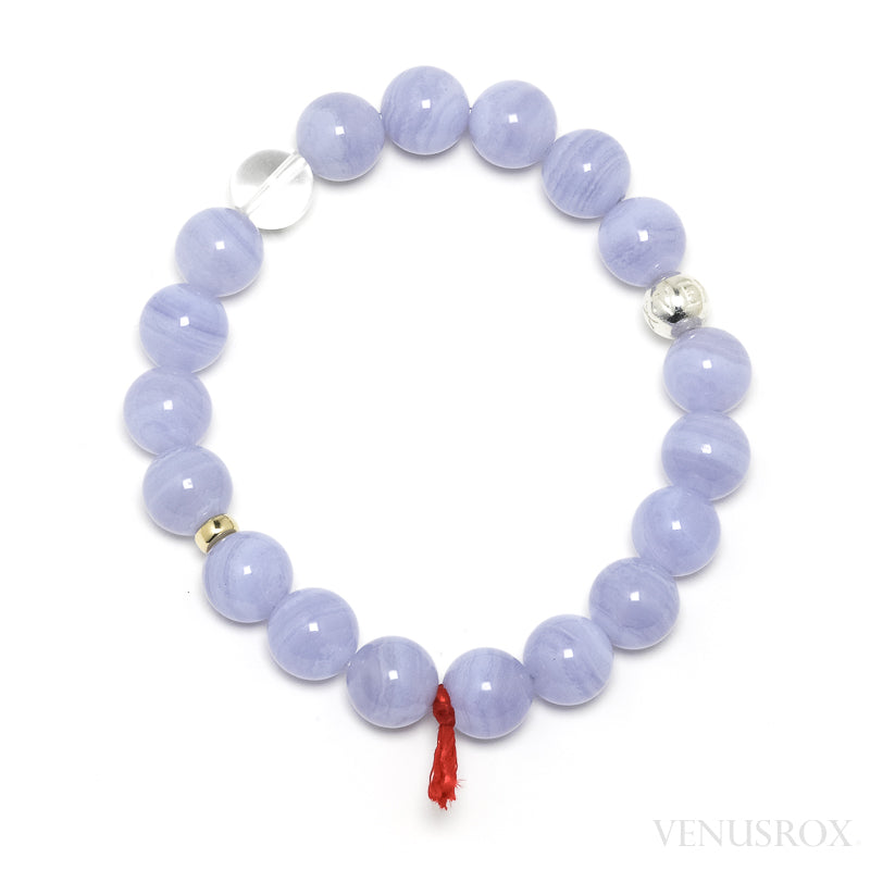 Blue Lace Agate Bracelet from Malawi | Venusrox