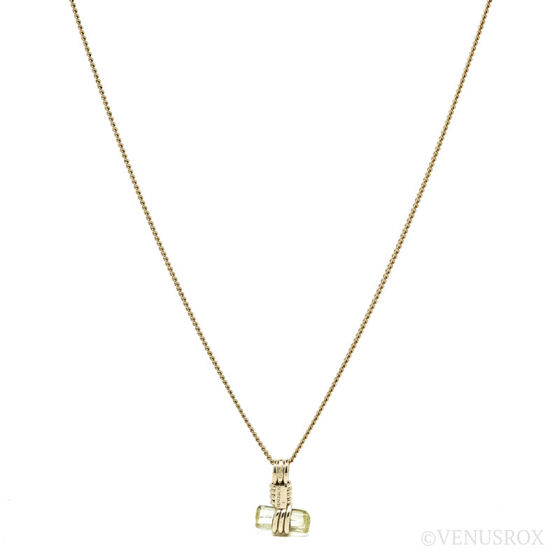 Heliodor Polished Crystal Pendant from Ukraine | Venusrox