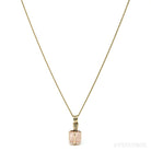 Morganite Polished Cube Pendant from Mozambique | Venusrox