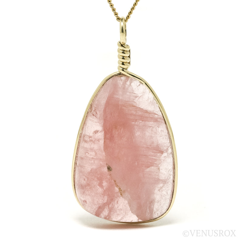 Pink Tourmaline Polished Crystal Pendant from Russia | Venusrox