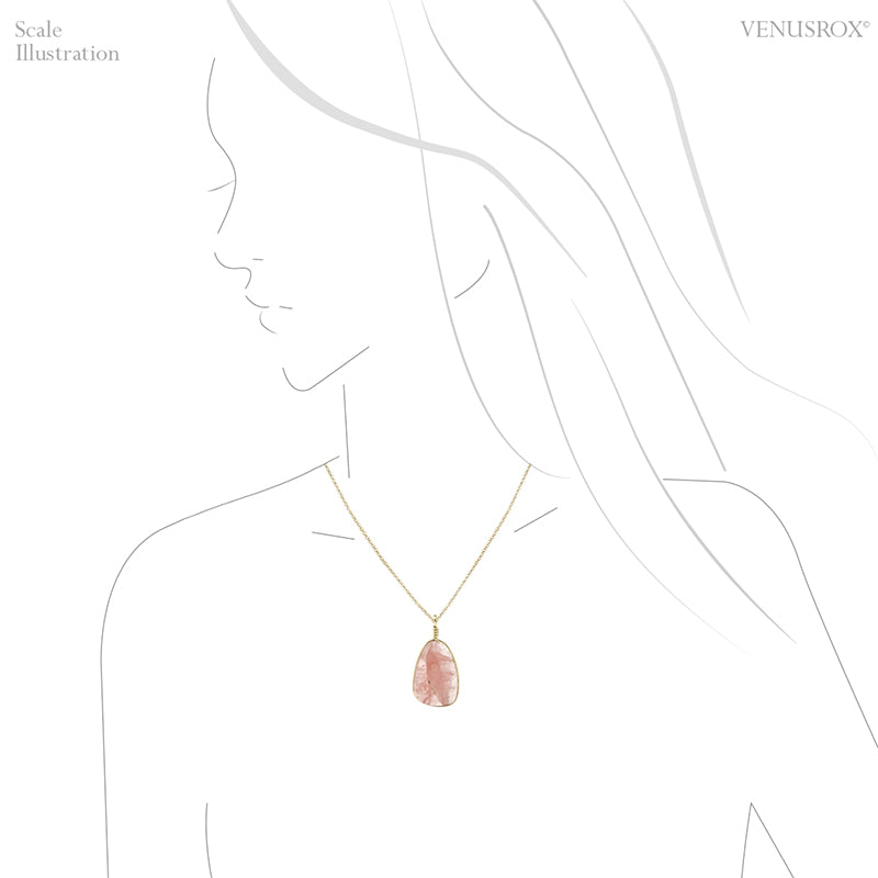 Pink Tourmaline Polished Crystal Pendant from Russia | Venusrox