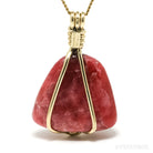 Rhodonite Polished Crystal Pendant from Brazil | Venusrox