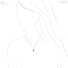 Rhodonite Polished Crystal Pendant from Brazil | Venusrox