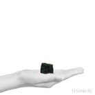 Nuummite Part Polished/Part Natural Slice from Nuuk, Sermersooq, Greenland | Venusrox