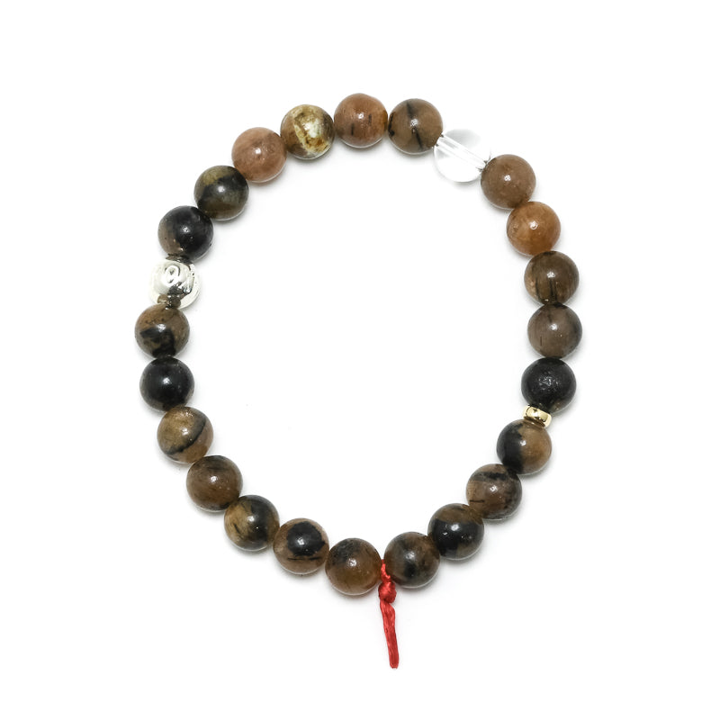 Chiastolite/Andalusite Bracelet from Brazil | Venusrox