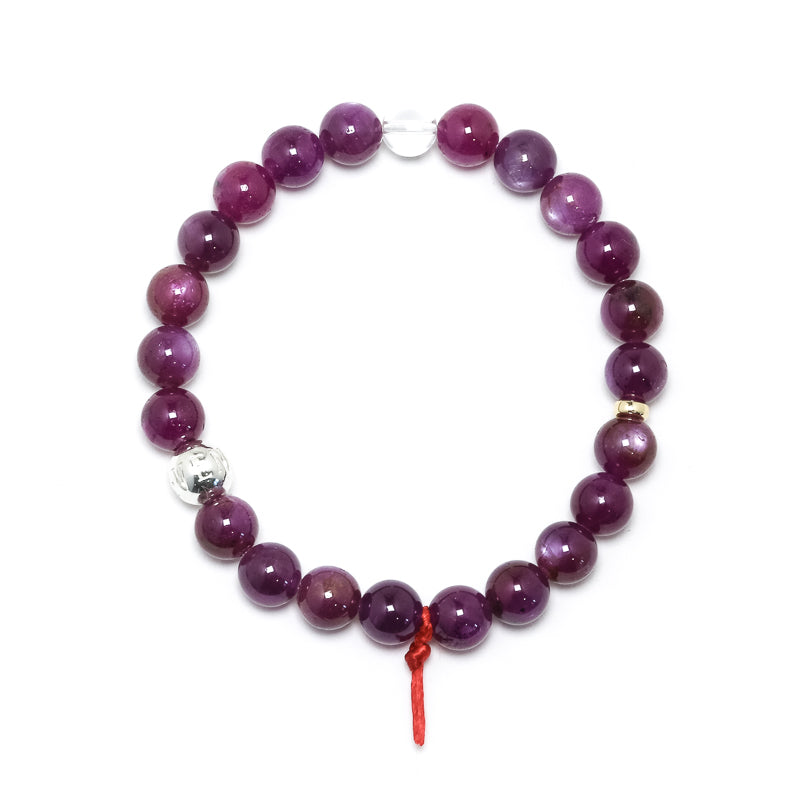 Ruby Bead Bracelet from India | Venusrox