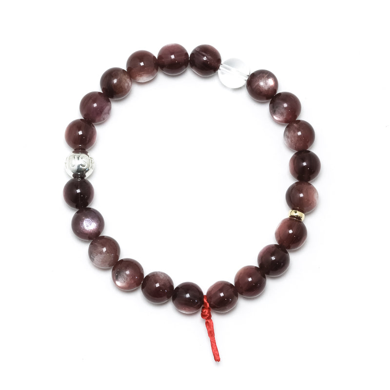 Lepidolite Bead Bracelet from Brazil | Venusrox