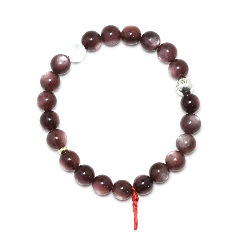 Lepidolite Bead Bracelet from Brazil | Venusrox