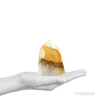 Golden Quartz Polished Point from Brazil | Venusrox