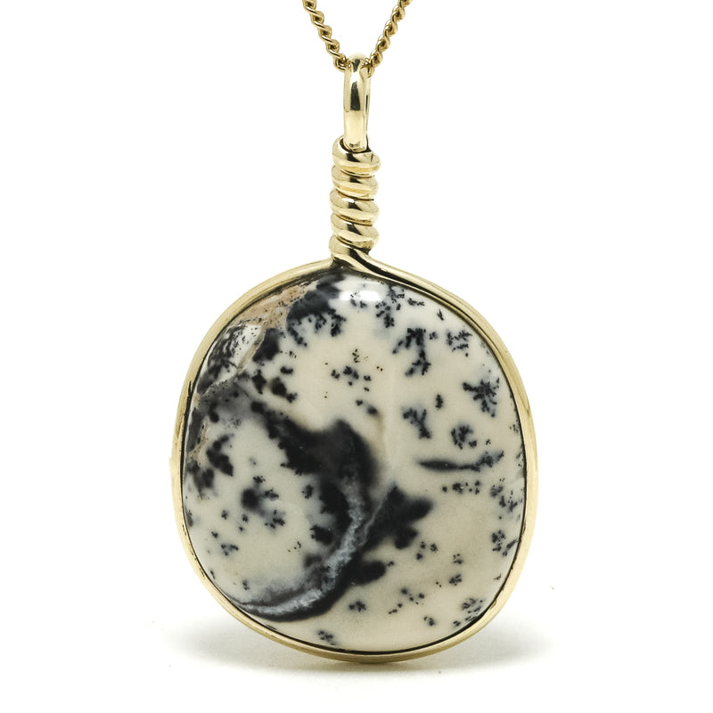 Dendritic Opal Polished Crystal Pendant from Turkey | Venusrox