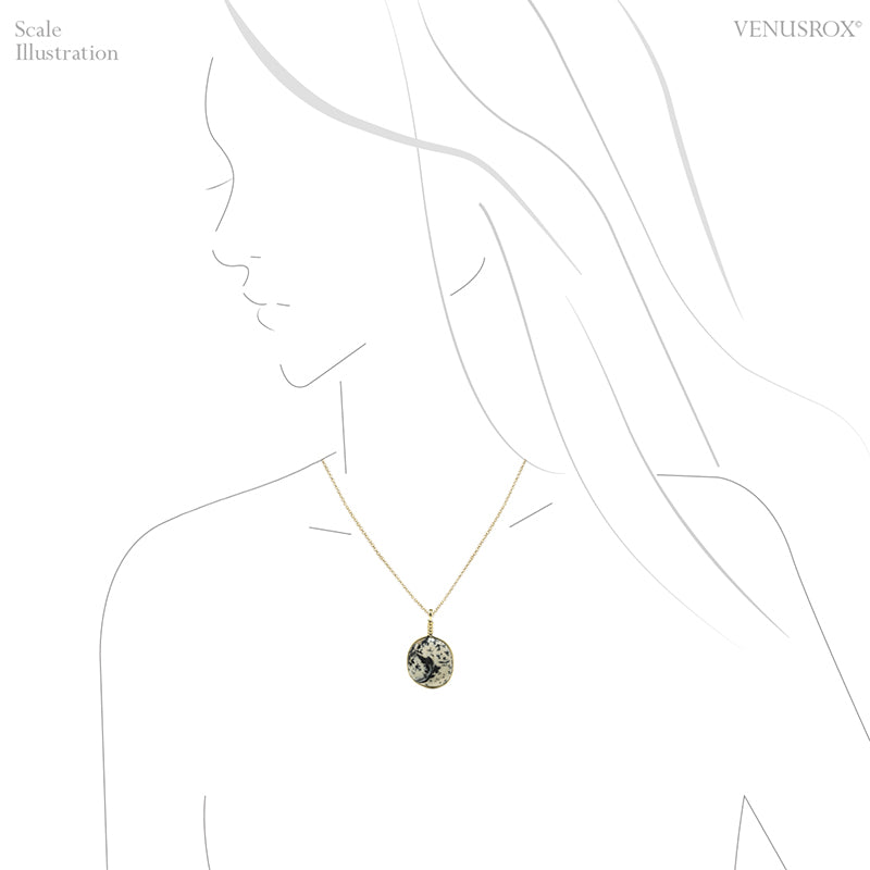 Dendritic Opal Polished Crystal Pendant from Turkey | Venusrox