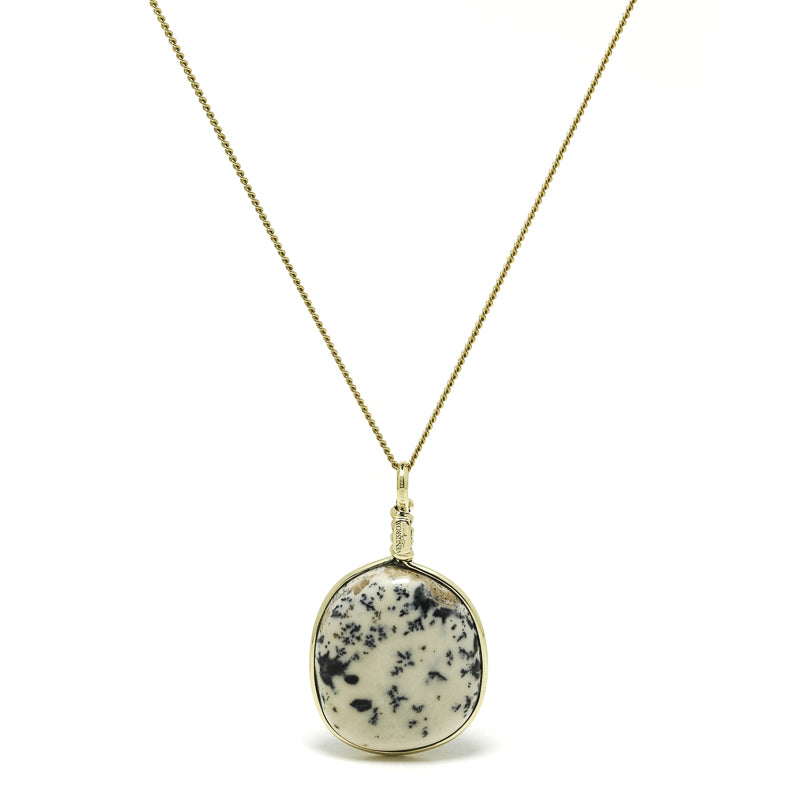 Dendritic Opal Polished Crystal Pendant from Turkey | Venusrox
