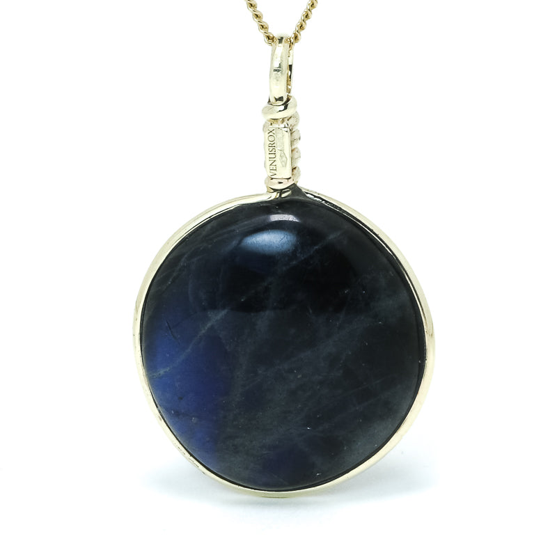 Labradorite Polished Crystal Pendant from Madagascar | Venusrox