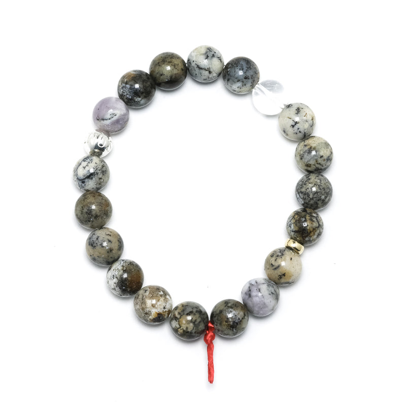 Merlinite Bead Bracelet from the USA | Venusrox