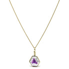 Brandberg Amethyst Quartz Polished Slice Pendant | Venusrox