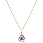 Brandberg Amethyst Quartz Polished Slice Pendant | Venusrox