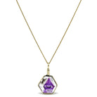 Brandberg Amethyst Quartz Polished Slice Pendant | Venusrox