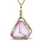 Brandberg Amethyst Quartz Polished Slice Pendant | Venusrox