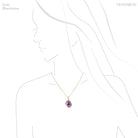 Brandberg Amethyst Quartz Polished Slice Pendant | Venusrox