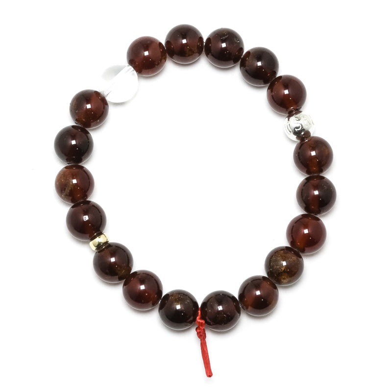 Hessonite Garnet Bead Bracelet from Mozambique | Venusrox
