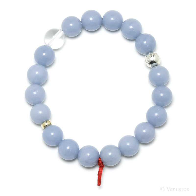 Angelite Bead Bracelet from Peru | Venusrox
