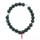 Green Nephrite Jade Bead Bracelet from Guatemala | Venusrox