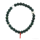 Green Nephrite Jade Bead Bracelet from Guatemala | Venusrox