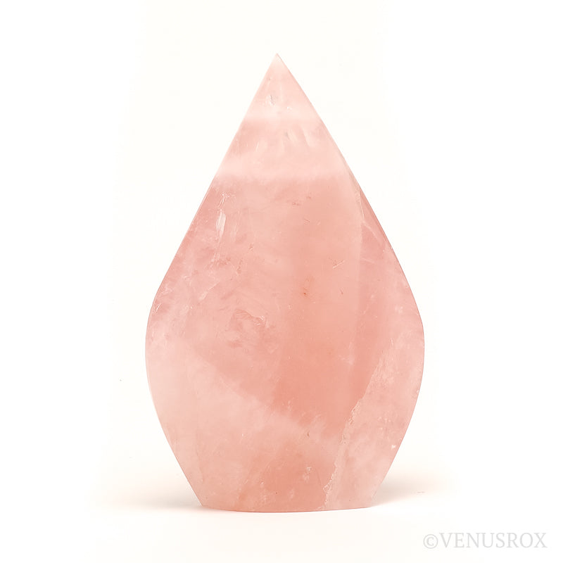 Rose Quartz Polished Flame from Brazil | Venusrox