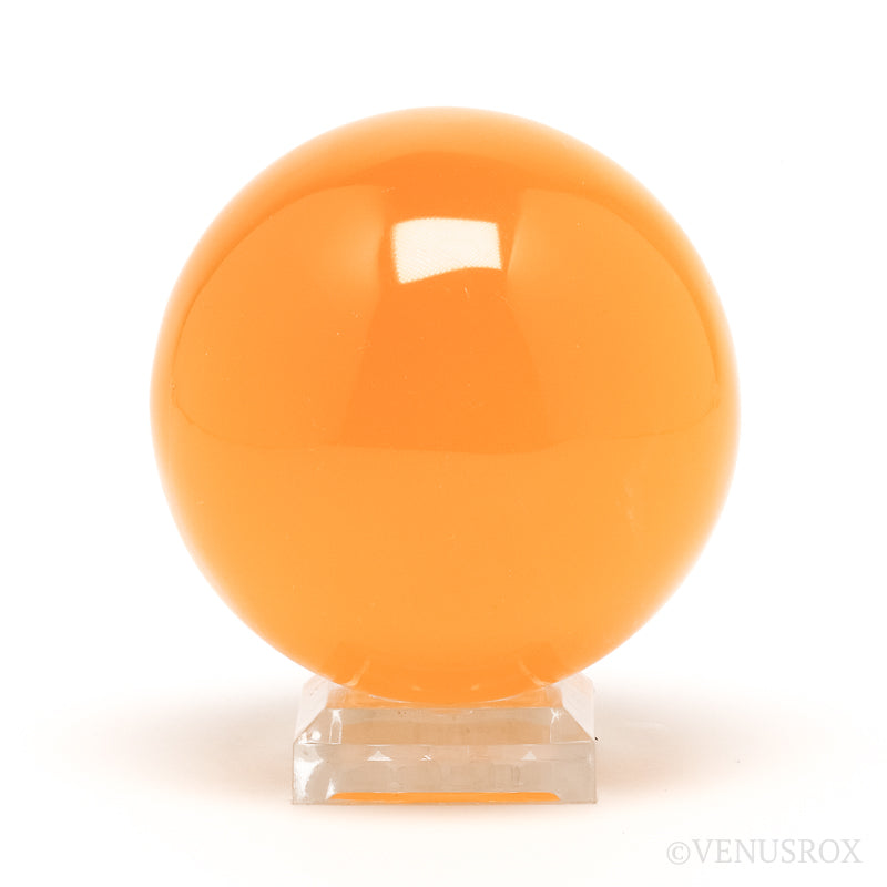Orange Calcite Sphere from Utah, USA | Venusrox