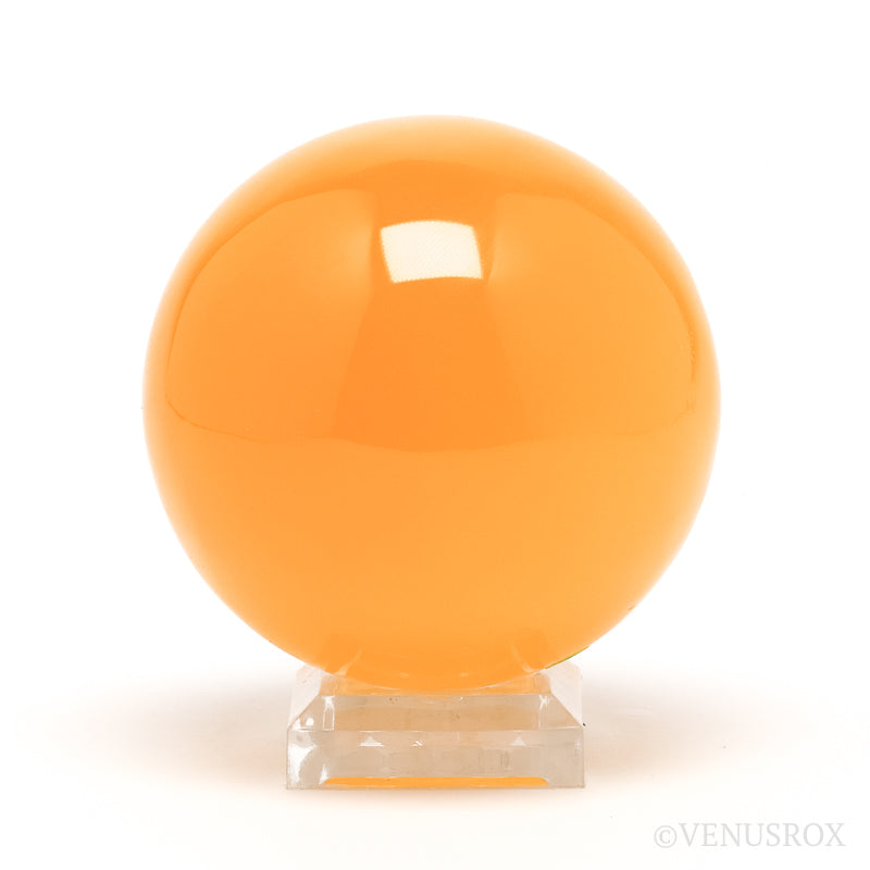 Orange Calcite Sphere from Utah, USA | Venusrox