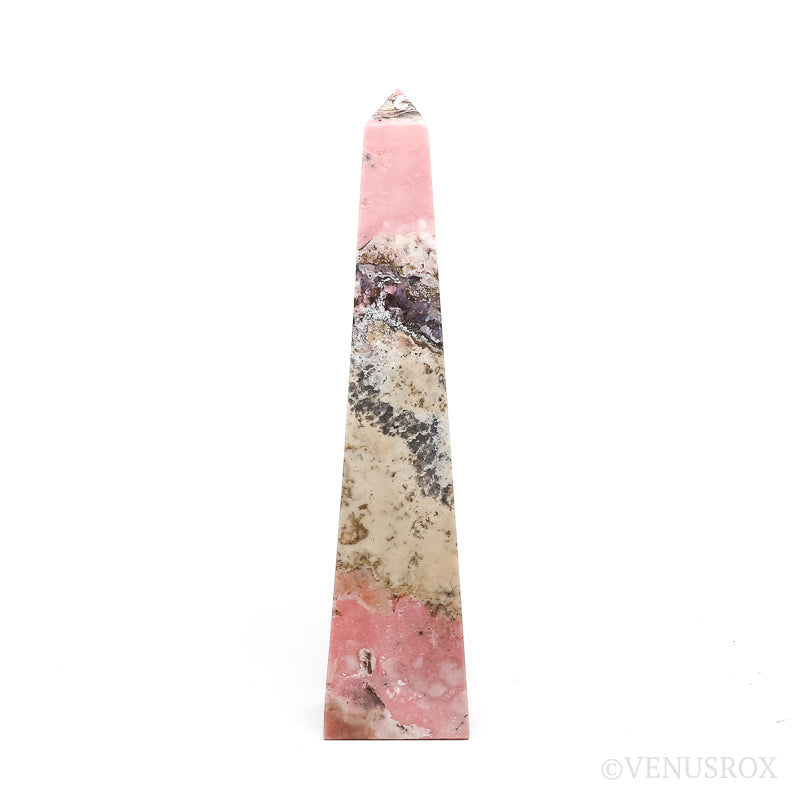 Pink Opal Polished Point from Peru | Venusrox