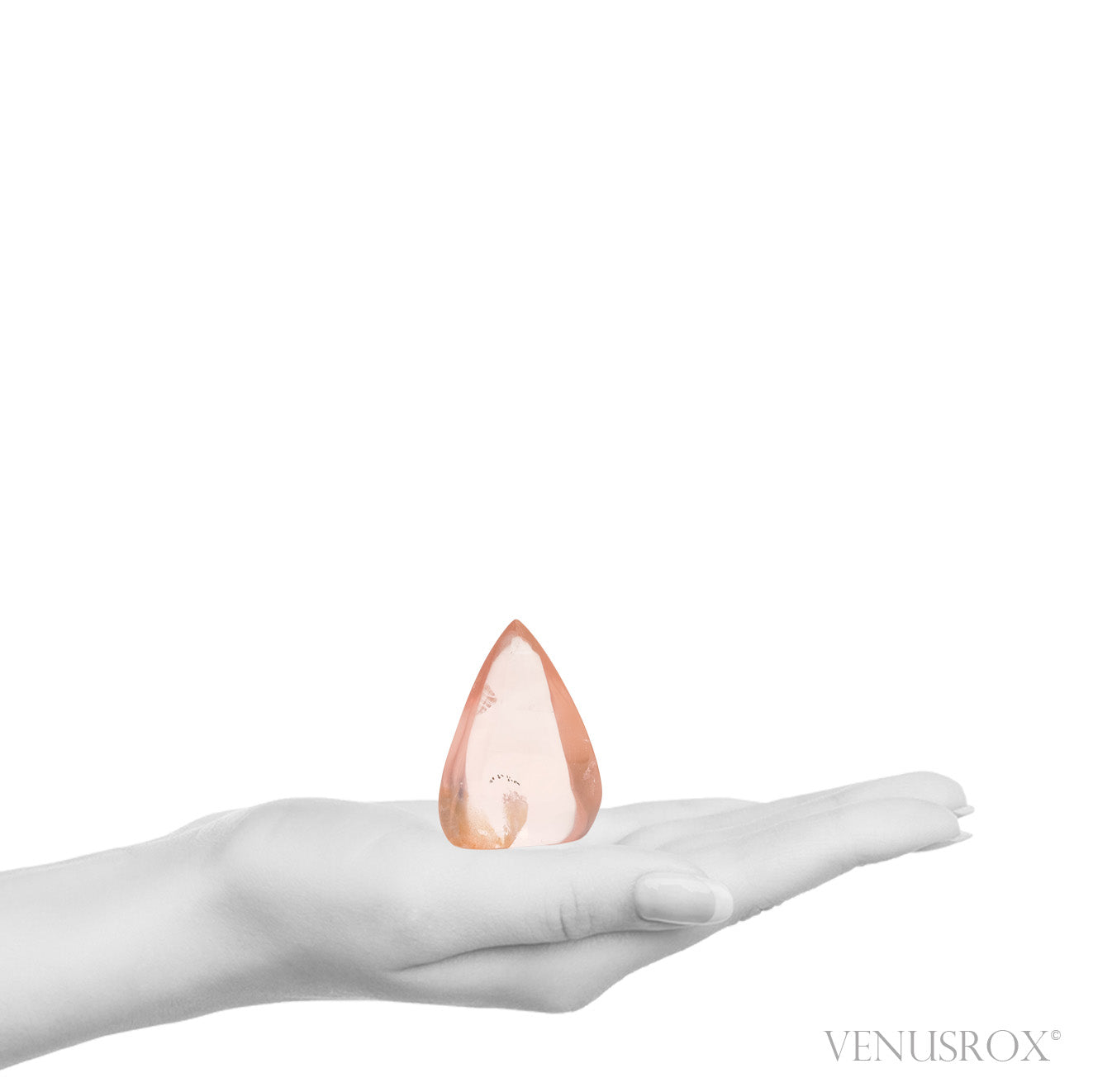 Rose Quartz Polished Flame from Brazil | Venusrox