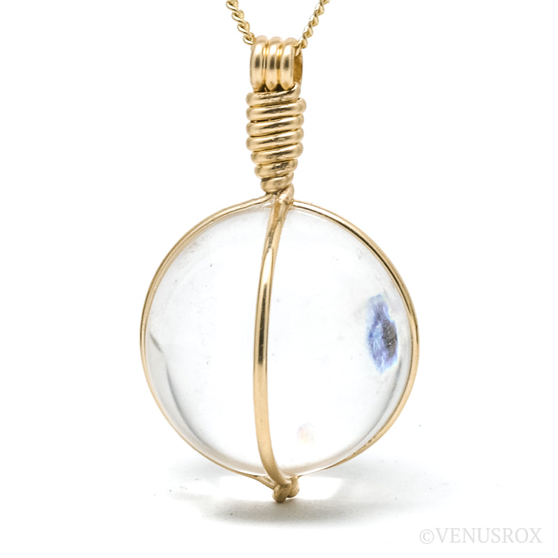 Clear Quartz Sphere Pendant from Brazil | Venusrox