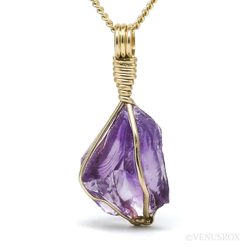 Amethyst Phantom Natural Crystal Pendant | Venusrox