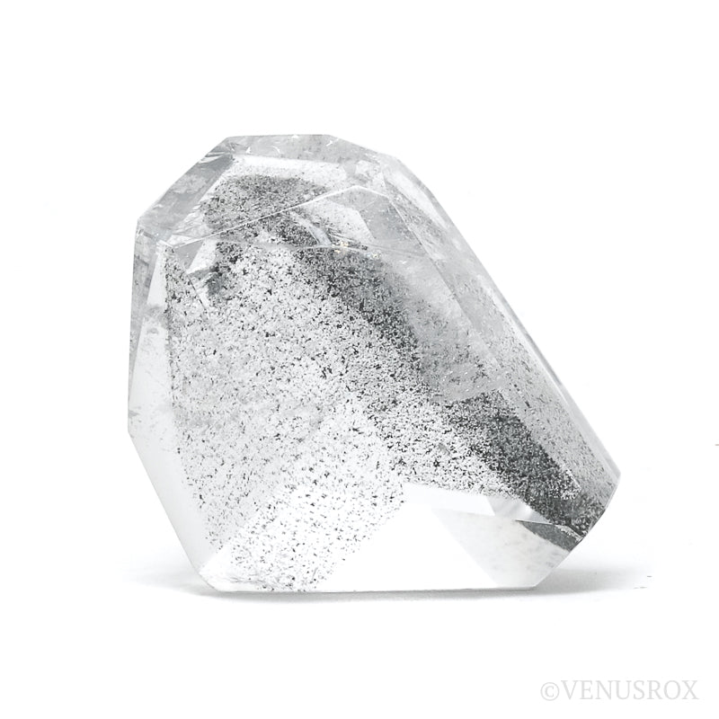 Black Phantom Lemurian Quartz Polished Crystal from Brazil | Venusrox