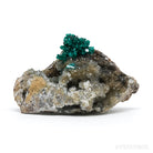 Dioptase with Quartz & Shattuckite on Matrix Natural Cluster from the Democratic Republic of Congo | Venusrox