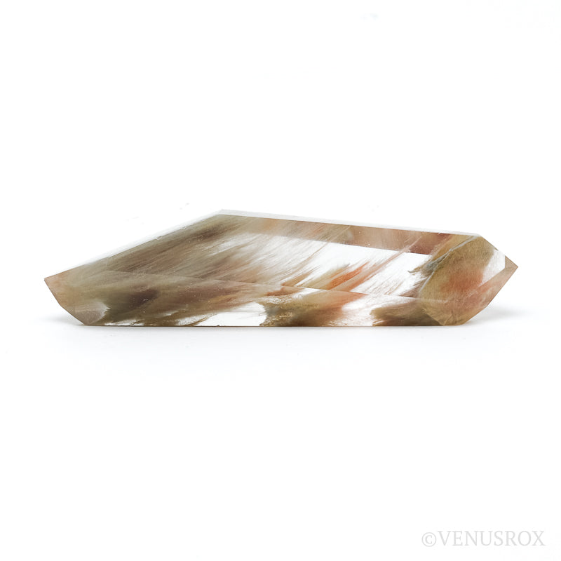 Amphibole Quartz Double Terminated Polished Point from Brazil | Venusrox