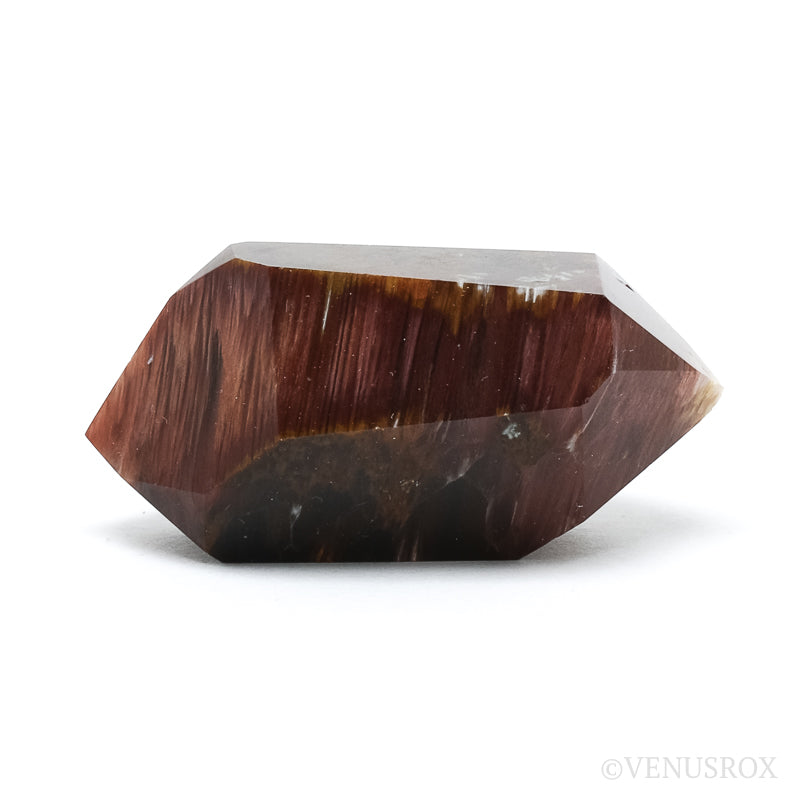 Amphibole Quartz Double Terminated Polished Point from Brazil | Venusrox