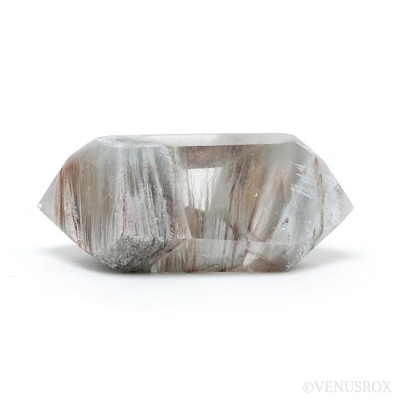 Amphibole Quartz Double Terminated Polished Point from Brazil | Venusrox
