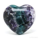 Fluorite Polished Heart from Mexico | Venusrox