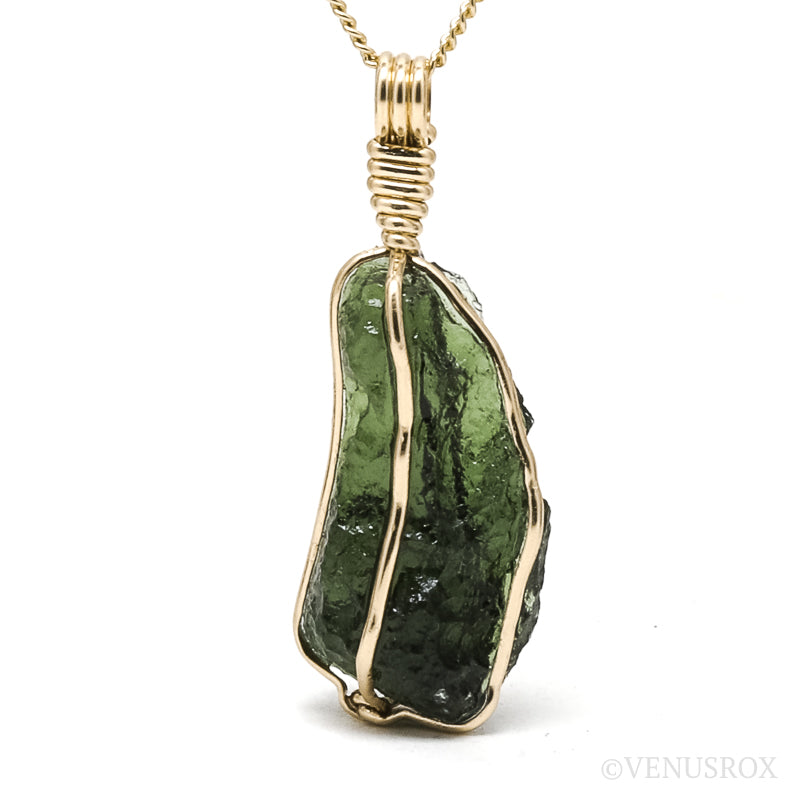 Moldavite Crystal Pendant from Chlum, Czech Republic | Venusrox