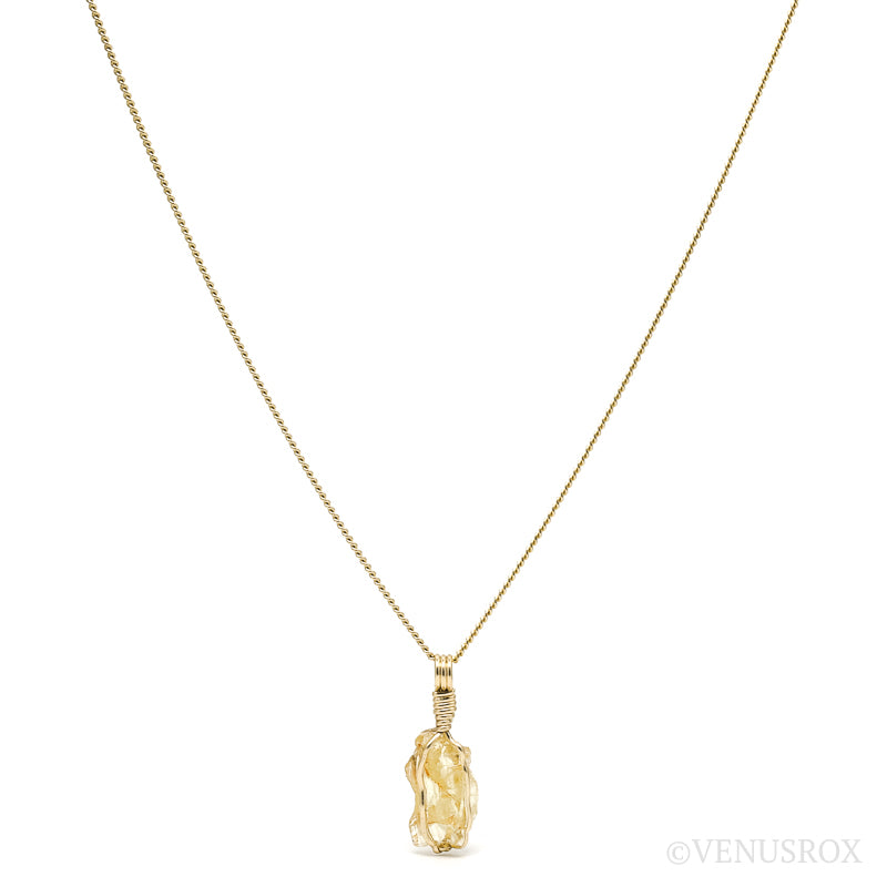 Yellow Danburite Crystal Pendant from Tanzania | Venusrox