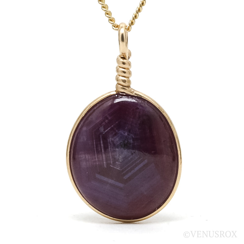 Ruby Polished Crystal Pendant from India | Venusrox