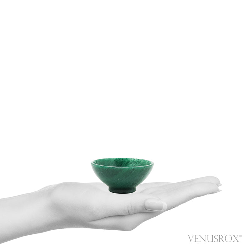 Green Aventurine Polished Bowl from India | Venusrox