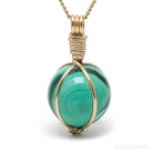 Malachite Polished Sphere Pendant from the Democratic Republic of Congo | Venusrox